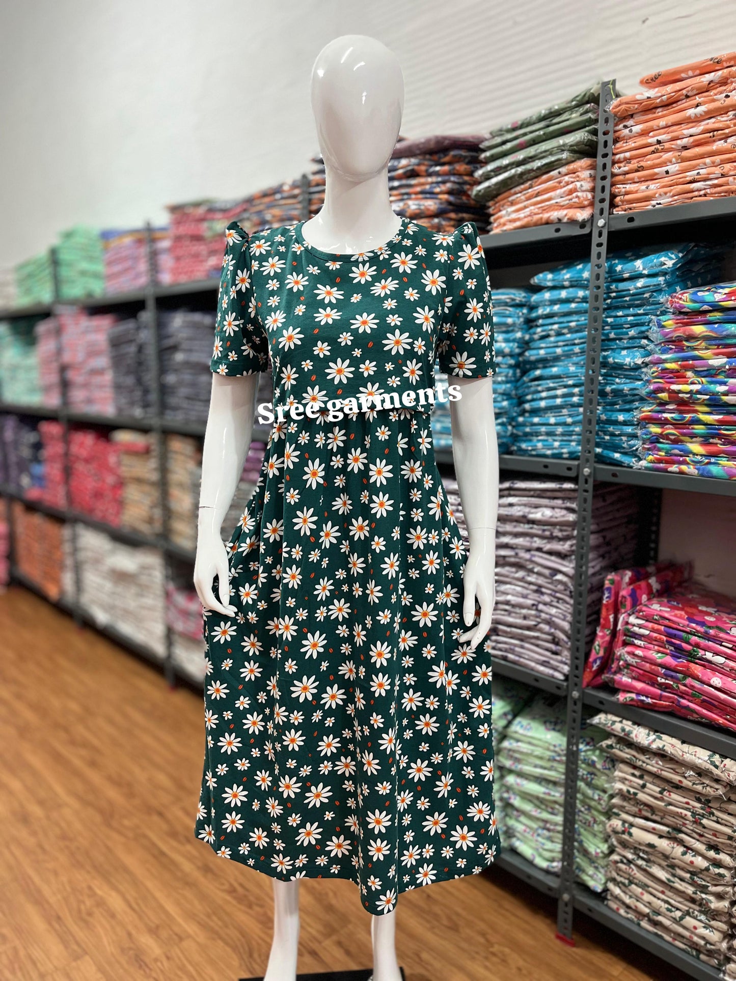 Zipless maternity and feeding wear - ankle length
