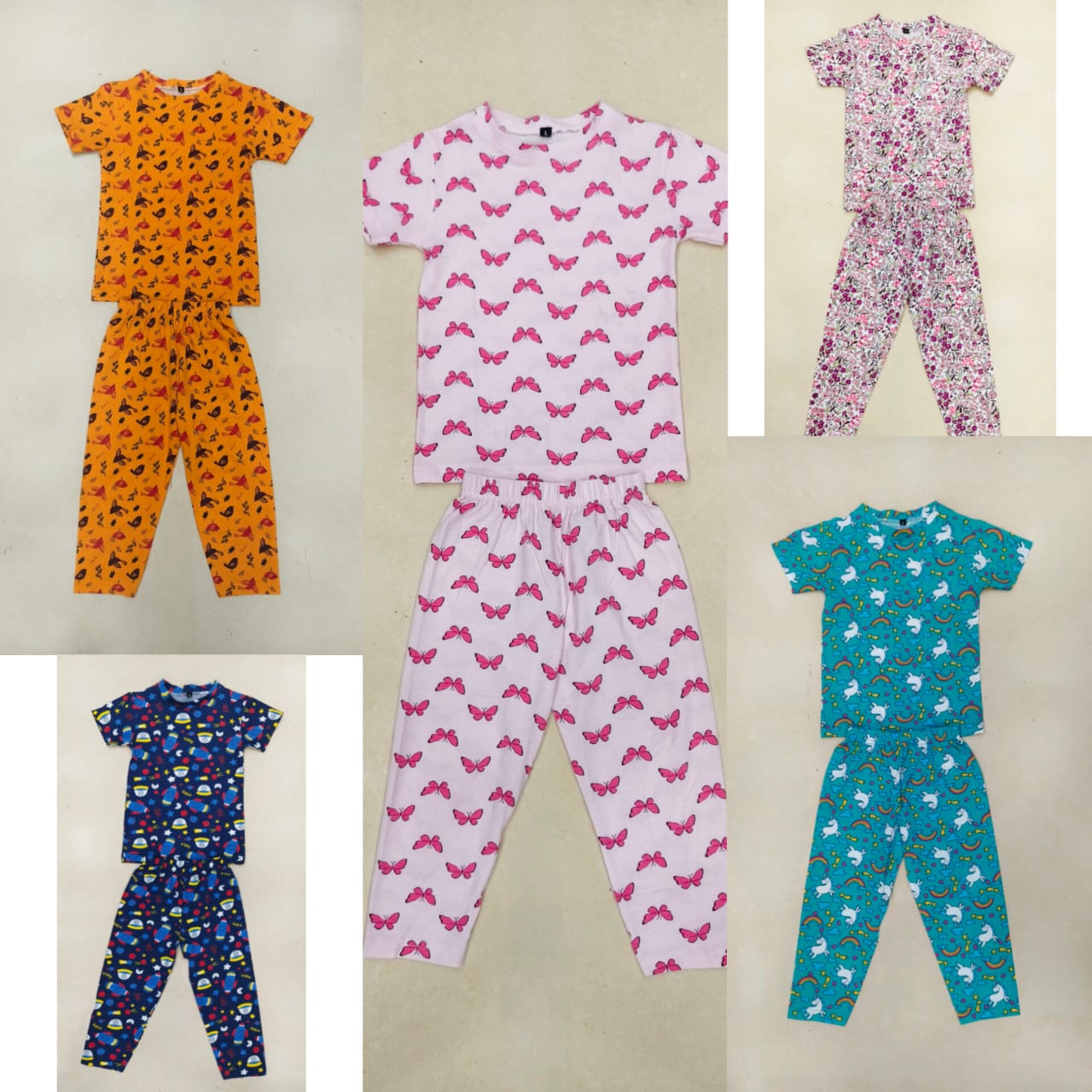 Kids 4-Tshirts and 4-Tracks Combo 599/-