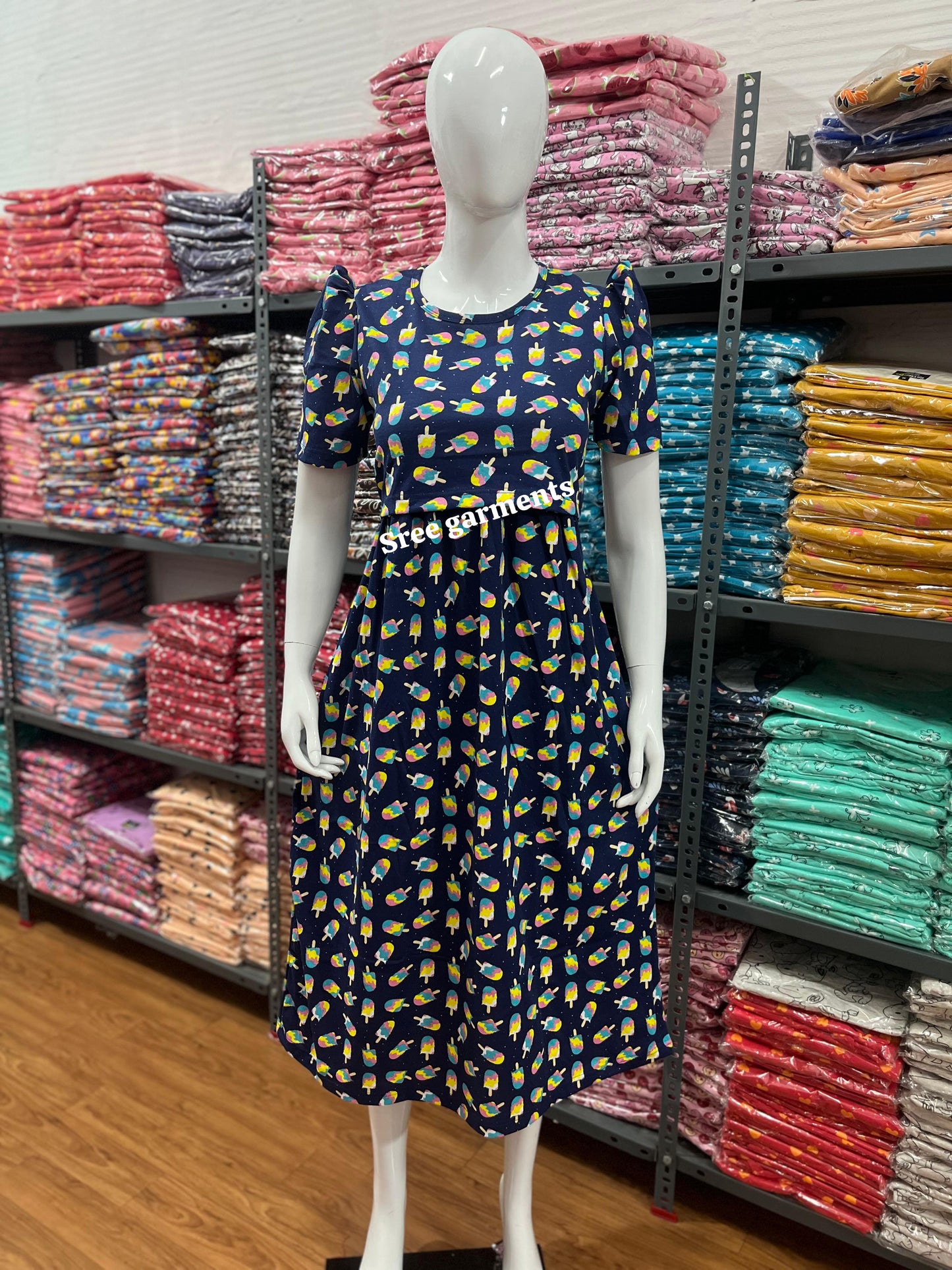 Zipless maternity and feeding wear - ankle length