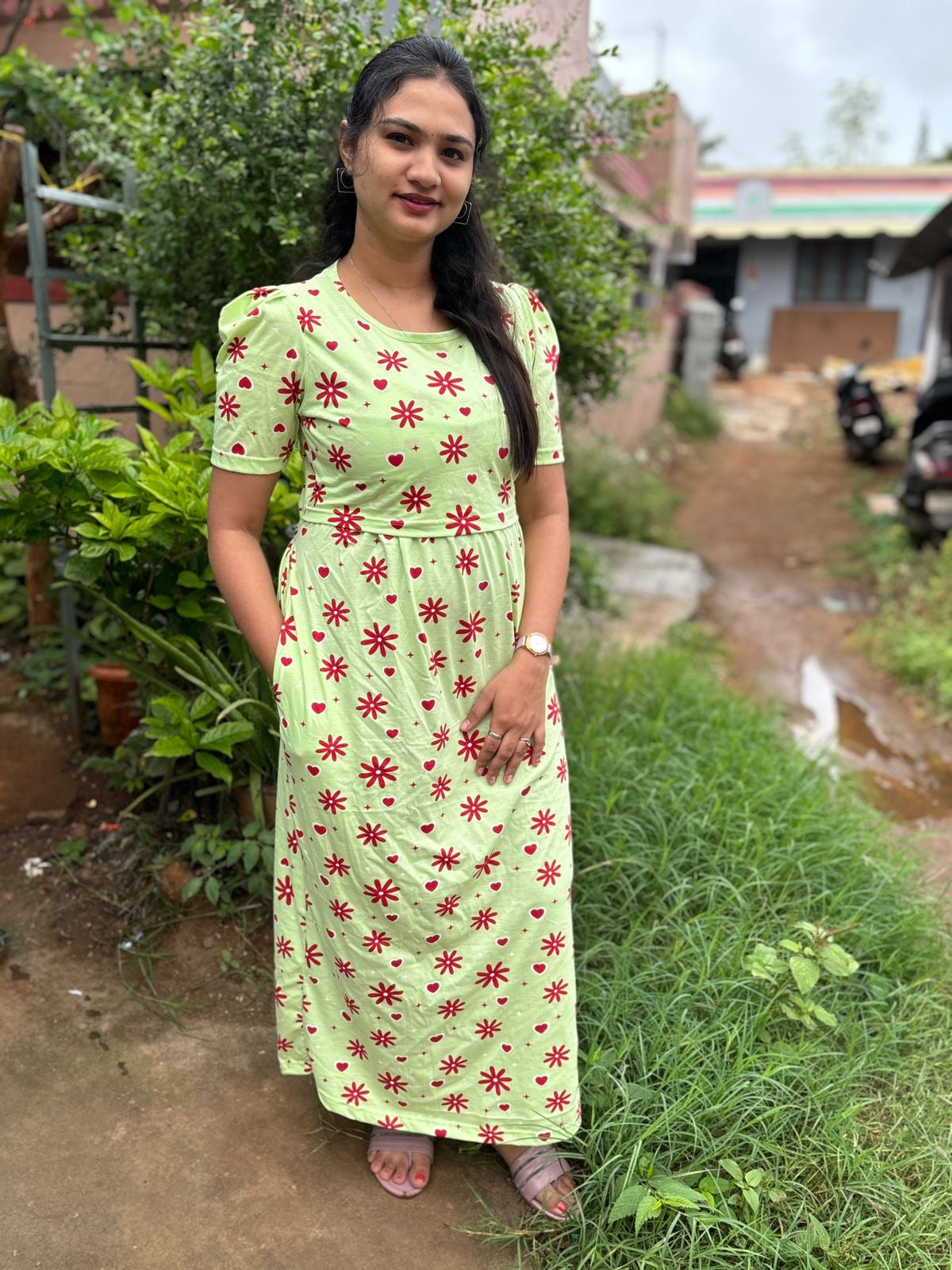 Zipless maternity and feeding wear - Full Length