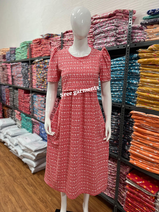 Zipless maternity and feeding wear - ankle length