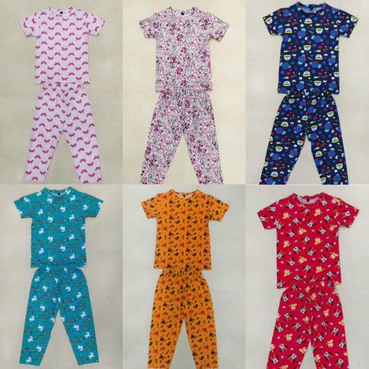 Kids 4-Tshirts and 4-Tracks Combo 599/-