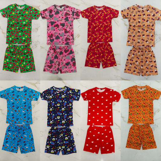 Kids 5-Tshirts and 5-Shorts Combo 599/-