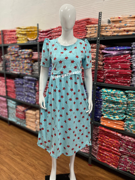 Zipless maternity and feeding wear - ankle length