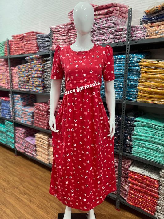 Zipless maternity and feeding wear - Full Length